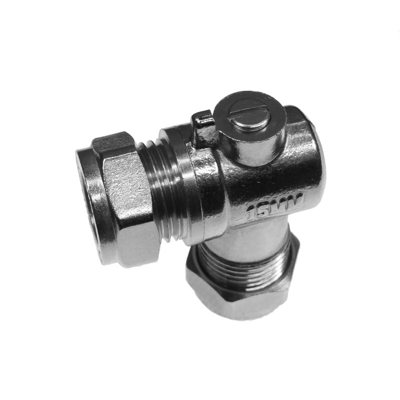 UKDD® 15mm Angle Isolation Ball o fix Valves Elbow Suitable