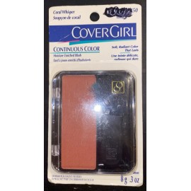 COVERGIRL Vintage Cover Girl Continuous Color Blush Moisture Enriched 450 Coral Whisper