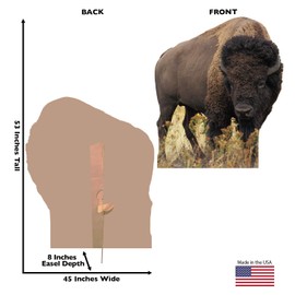 Cardboard People Bison Life Size Cardboard Cutout Standup
