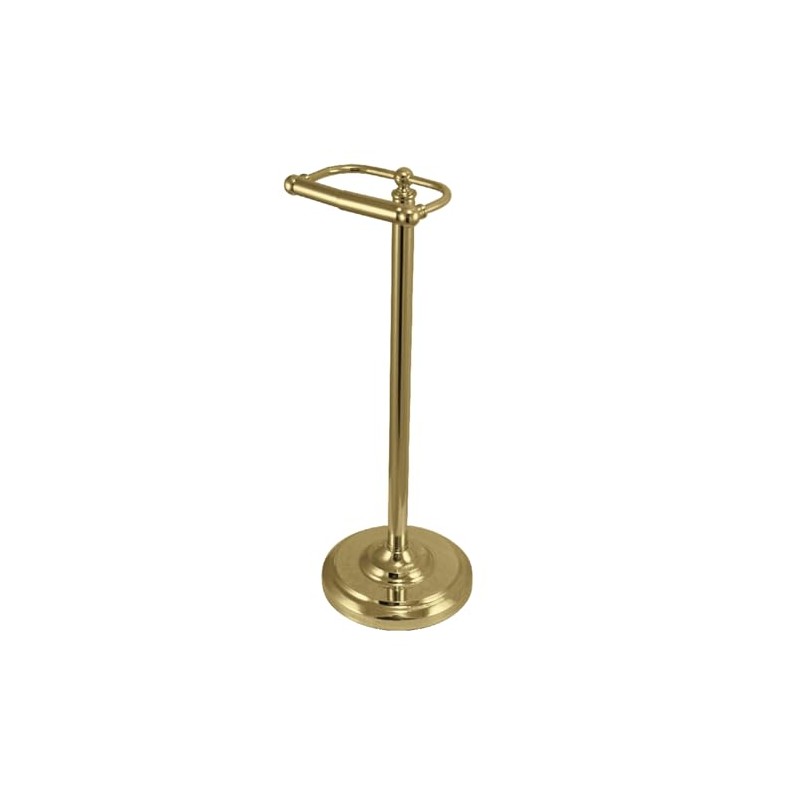 Kingston Brass CC2007 Vintage Freestanding Toilet Paper Holder, Brushed Brass