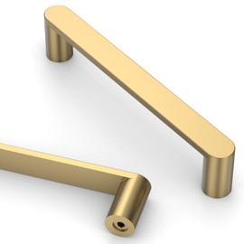 Asidrama 10 Pack 5 Inch(128mm) Champagne Bronze Kitchen Cabinet Handles, Cabinet Pulls Kitchen Cabinet Hardware for Cupboard Drawer Pulls