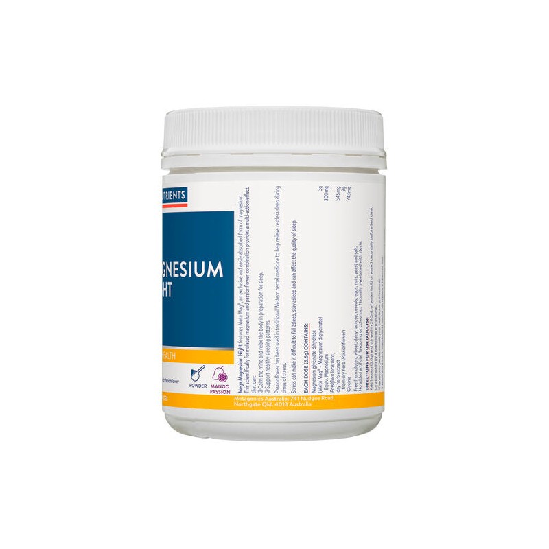 Ethical Nutrients Mega Magnesium Night Powder 272g