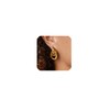 Follome Gold Knot Earrings for Women 18K Gold Plated Chunky