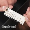 ZeeDix 4 Pcs Stainless Steel Metal Sheets Welding Thickness Gauge-