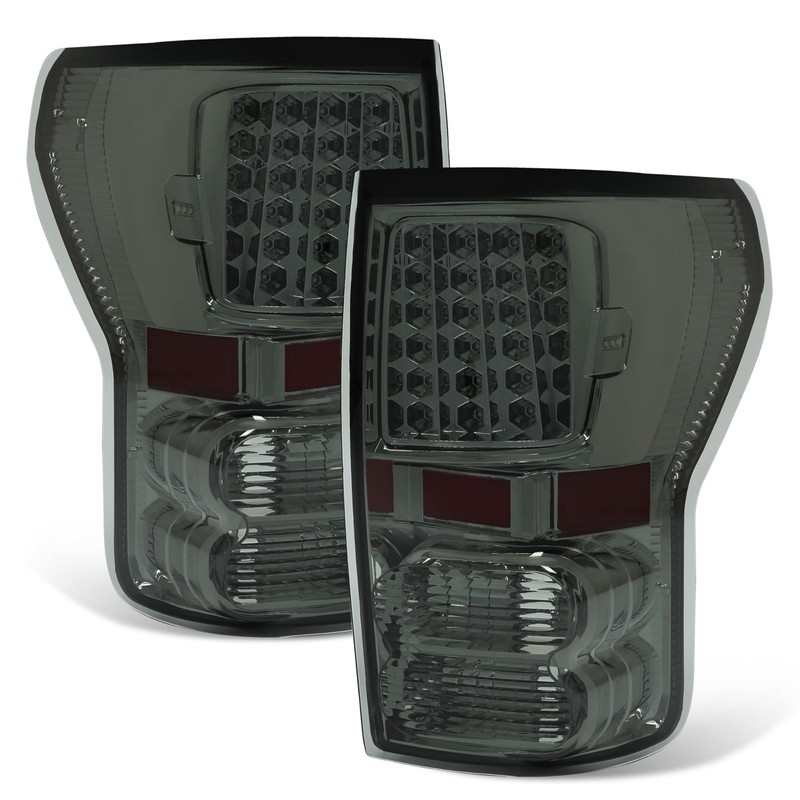 HECASA Tail Lights Compatible with 2007-2013 Toyota Tundra Pickup Truck