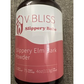 V Bliss Organic Slippery Elm Bark, Vaginal Moisture, Made in USA, (75 Servings)