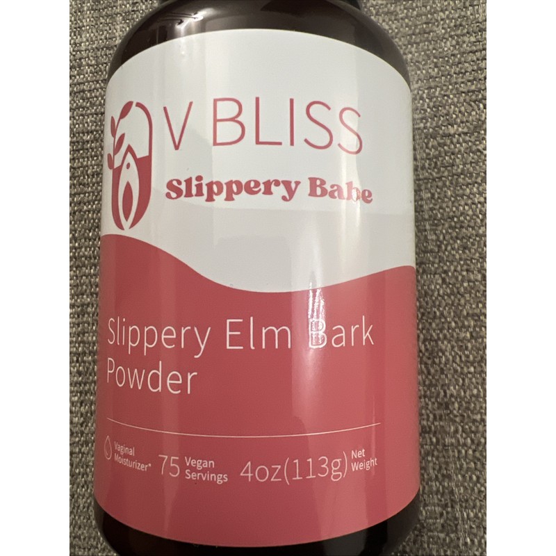 V Bliss Organic Slippery Elm Bark, Vaginal Moisture, Made in