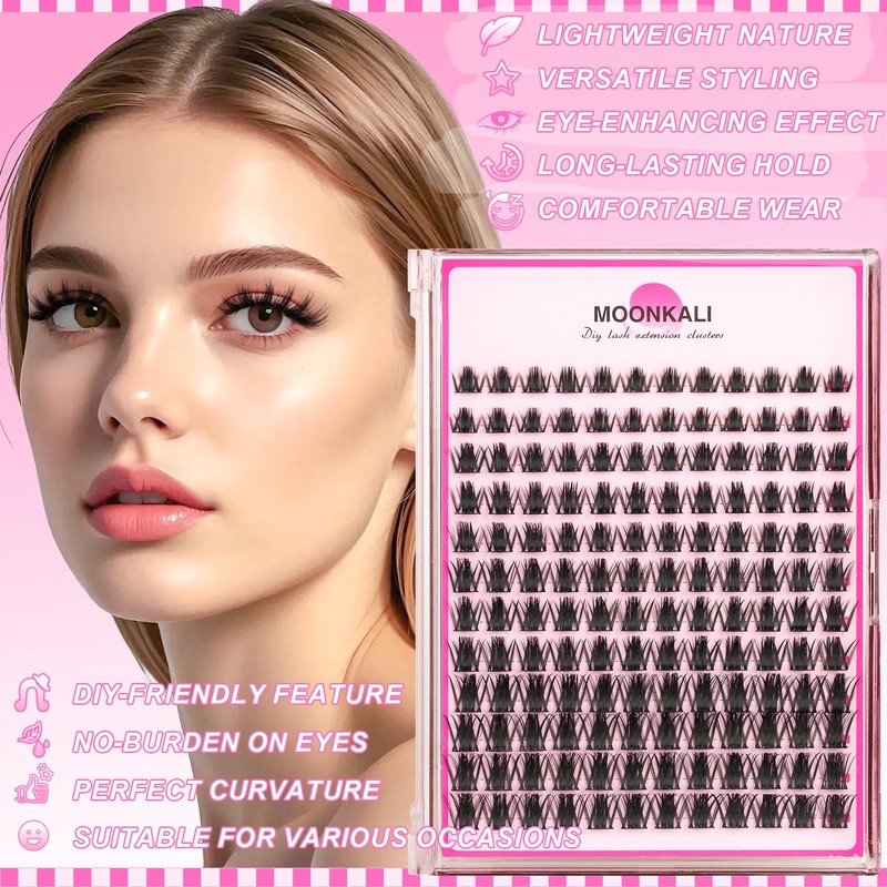 Manga Lash Clusters Wispy Fairy Cluster Eyelash Extensions 10-16MM Eyelash