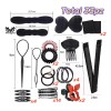 Kit Shaper Cabello Diadema Scrunchies Ligas Tiara Accesorios Negro 33pcs