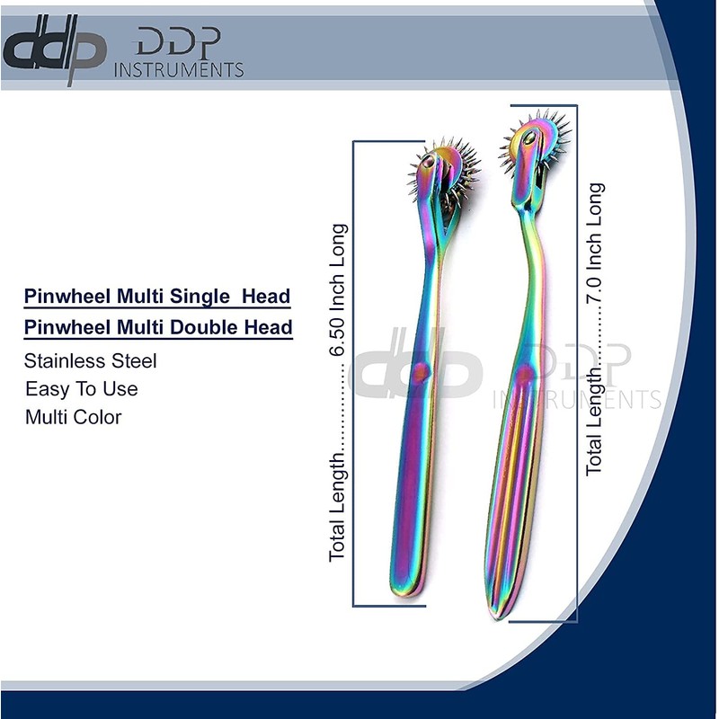 DDP Set of 2 Wartenberg Pin Wheel Pinwheel 1 &