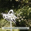 VERDOBA Meerkat Garden Decoration in Silver - Meerkat Figurine Set