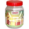Sunpet J1500 Large Red Top Plastic Food Storage Canister Size