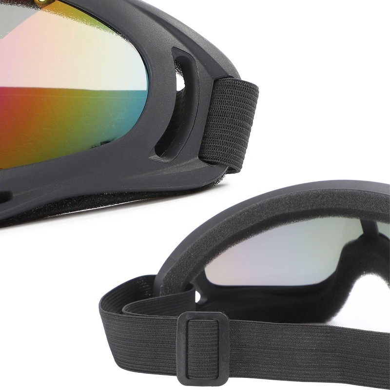 Chaso Airsoft Goggles, UV Protection, Tactical, Outdoor, Snowboarding, Clear