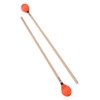1 Pair Marimba Mallets Medium Hard Yarn Head with Maple