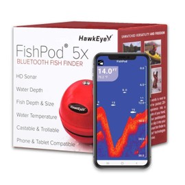 HawkEye FishPod® 5X Bluetooth Fishfinder