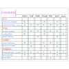 Iconikal Magnetic Dry Erase Chore Meal Chart WOD Planner Schedule,