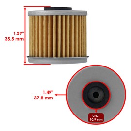 Powersports Replacement Oil Filter – High-Performance Engine Protection for ATV UTV Motorcycle For 15412-MGS-D21 Oil Cooler Filters For Honda For Pioneer 1000 SXS1000M3 16-24 Mod-C-C-AF-4124