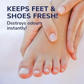 Dr. Scholl's Ultra Odour-Fighting Foot Powder with Sweat Max Technology-Keeps Feet and Shoes Fresh and Dry, Controls Foot Wetness, Destroys Foot Odours Instantly and Provides All-Day Odour Protection
