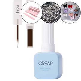 classic nail Viewel New Crea Dual Crystal Clear Gel + 30 Parts / 뷰젤 뉴 크레아 듀얼 크리스탈 클리어젤+파츠 30개