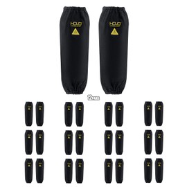 HANDLANDY Flame Resistant Welding Sleeves for Men and Women, Pack of 12 Pairs One Size Heat & Flame Resistant (Black)