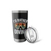 I'd Rather Be Diving - Diver - Divers Mask -