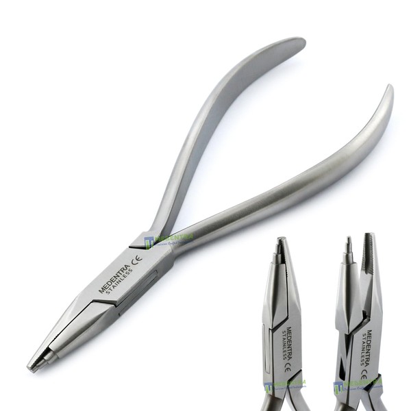 MEDENTRA Professional Dental Pliers Orthodontic Ligature Cutters & Wire Bending