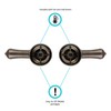 Dura Faucet DF-RKC-ORB RV Replacement Hot and Cold Classic Handles