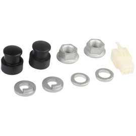 ZHOUSUFEN Electric Bicycles Hub Motor Axles Front Lock Nut Lock Washers Spacers Nut Cover with 12mm 14mm Shafts Set