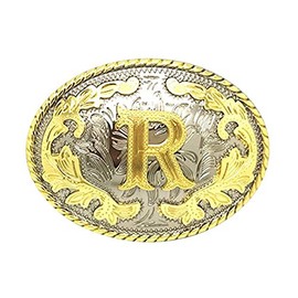 Bai You Mei Alphabet Initial Letter Belt Buckle Head Mens Metal Western Cowboy Belt Buckles R