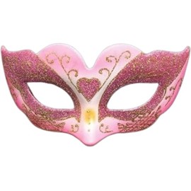 Masquerade Mask, Party Girls Night Out Party Games Toys Mask ，Festival Dance (Pink, One size)