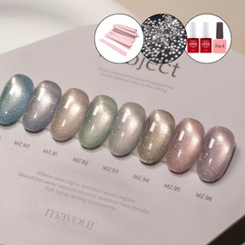 classic nail May Your Objet Glitter Magnetic Gel 8-piece set / 메이유어 오브제 글리터 자석젤 8종 세트