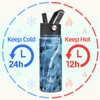 Konokyo 18 oz Insulated Water Bottle Stainless Steel Sport Bottles
