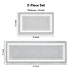 OnesCosy Anti Fatigue Kitchen Mat Set of 2, Kitchen Floor