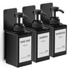 Anhow 3pcs Soap Dispenser Set, 450ml Wall Mounted Dispenser 17oz