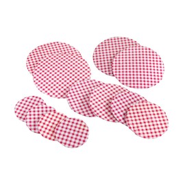 Maximex Pot Cover Set Karo Klassik 12 Pieces Polyethylene Red