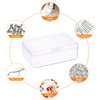 sourcing map Component Storage Box 3.54" PP Electronic Organizer Box