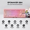 EPOMAKER G84 80% RGB Gaming Mechanical Keyboard, 2.4GHz/ Type-C/BT Wireless