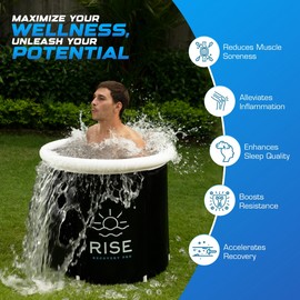 Rise Free Standing Ice Bath for fitness enthusiasts an efficient way to recover