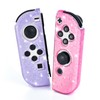 DLseego Protective Case for Switch/Switch OLED Controller, Transparent Glitter Soft