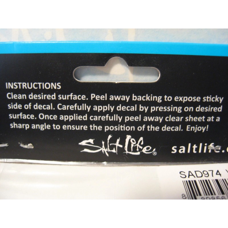 Salt Life Decal - 12" Medium Surface Mount Sticker -