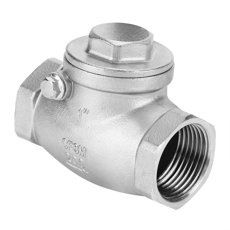 Akozon Swing Check Valve 1 Inch DN25 Check Valve Stainless