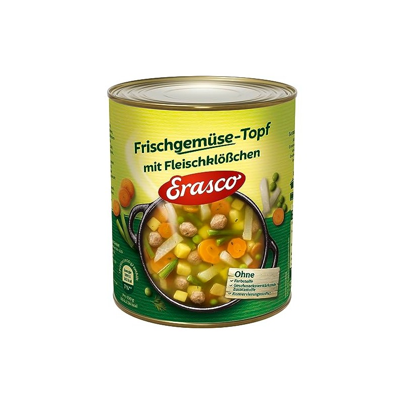 Erasco Fresh Vegetable Pot with Meatballs (1 x 800 g