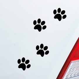 Hellweg Druckerei Paw Paws Dog Pet Animal Paw Car Sticker Rear Window Sticker