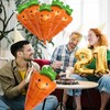 CZAYEFNH Pack of 12 Vegetables, Foil Balloons, Vegetables, Colourful Giant