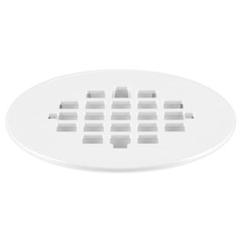 Oatey 4-1/4 in. Carded White Plastic Snap-Tite Strainer