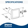 Broan-NuTone WVK2A Flexible Wall Ducting Kit for Ventilation Fans, Exhaust