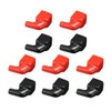 uxcell Battery Terminal Insulating Rubber Protector Covers for 8mm Terminal