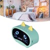 Bluetooth Speaker,Small Alarm Clock Radio for Bedrooms,Dual Alarm, LED Display,Cute