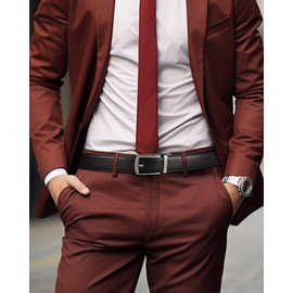 Maikun Ratchet Belts for Men, Black Comfort Click Belt, Slide Automatic Buckle for Waist Size 31-35"