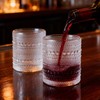 ZUQIAN 10 Pack Hobnail Drinking Glasses Set, 10 OZ Vintage